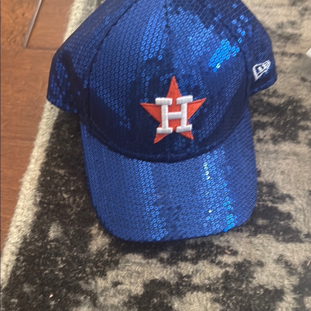 Houston Astros Blue Sequin Cap with Star Logo